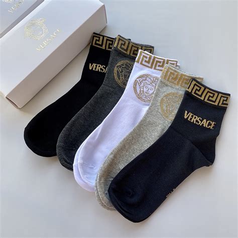 replica versace socks|versace socks vintage white.